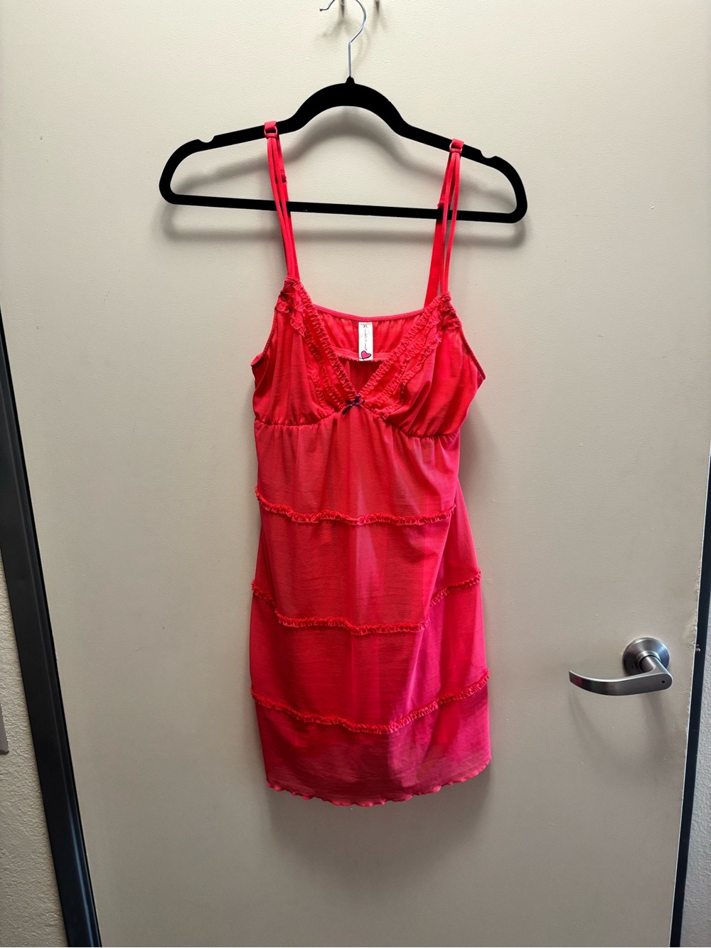 Cosabella Hot Pink Lace-Trim Chemise